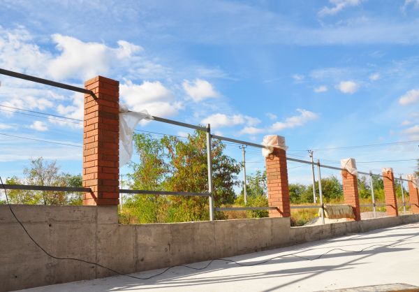 Brick Pillar Installation in Antioch